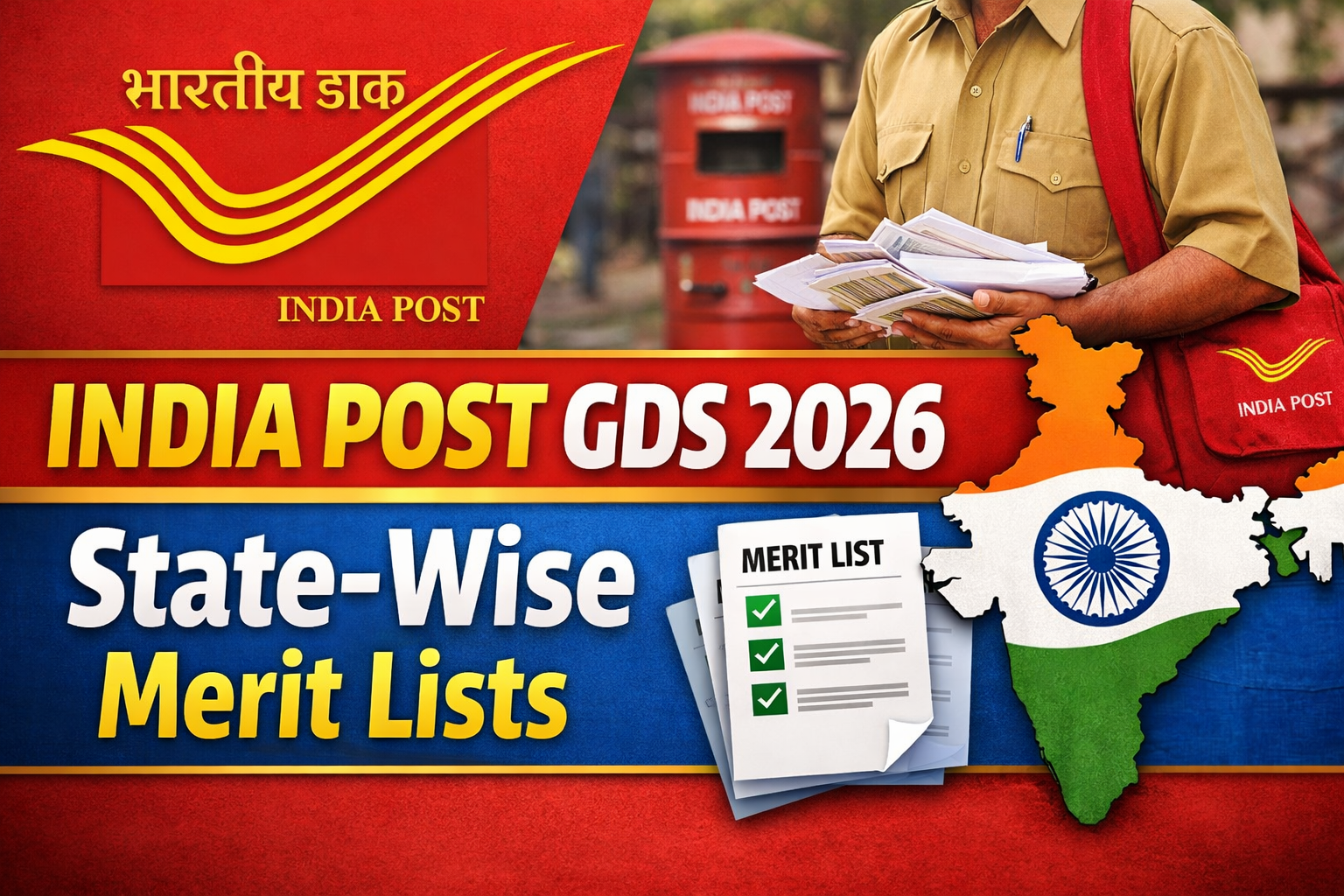 India Post GDS 2026 merit lists